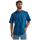 Men's Wrangler® Performance Short Sleeve Shirt - Classic Fit 112344573 - Crazy House Western Wear