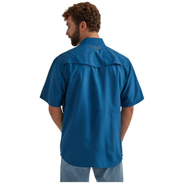 Men's Wrangler® Performance Short Sleeve Shirt - Classic Fit 112344573 - Crazy House Western Wear