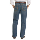 Men's Rock and Roll Denim Straight Embroidered Cannon Jeans BM0CD07372