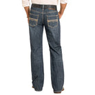 Men's Rock and Roll Denim Relaxed Fit Rope Stitch Straight Leg Jeans BM0SD04816 - Crazy House Western Wear
