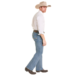 Men's Rock And Roll Denim Raised Denim Double Barrell Straight BM0SD08005