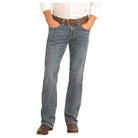 Men's Rock and Roll Denim Two Tone Rope Pistol Straight Jean BM1PD04822 - Crazy House Western Wear
