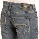 Men's Rock and Roll Denim Two Tone Rope Pistol Straight Jean BM1PD04822 - Crazy House Western Wear