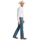 Men's Rock & Roll Two Tone Revolver Straight Jeans BM1RD06702 - Crazy House Western Wear
