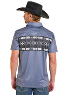 Men's Rock and Roll Printed Border Polo BM51T07681