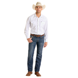 Men's Rock & Roll Raised Denim Pistol Stackable Jeans BMSPD06693 - Crazy House Western Wear