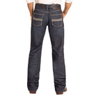 Men's Rock and Roll Denim Relaxed Rope Stitch Stackable Bootcut Jeans BMTBD04810 - Crazy House Western Wear