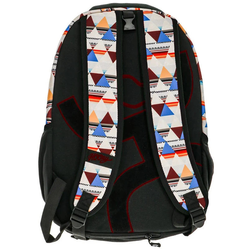 Kid's Hooey Cream And Burgundy Aztec Backpack BP061CRBU