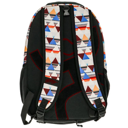 Kid's Hooey Cream And Burgundy Aztec Backpack BP061CRBU - Crazy House Western Wear