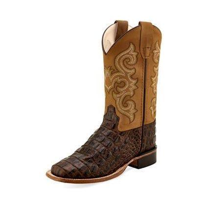 Kid's Old West Gator Print Boots BSC1830 - Crazy House Western Wear