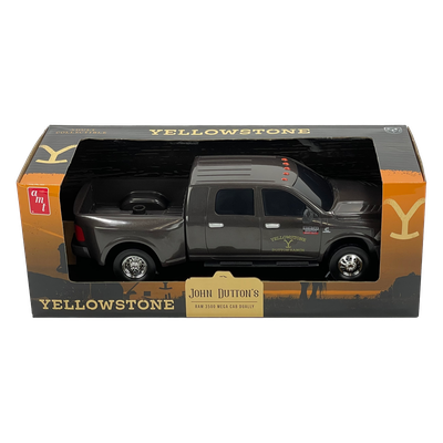 Model truck in packaging with 'Yellowstone' branding