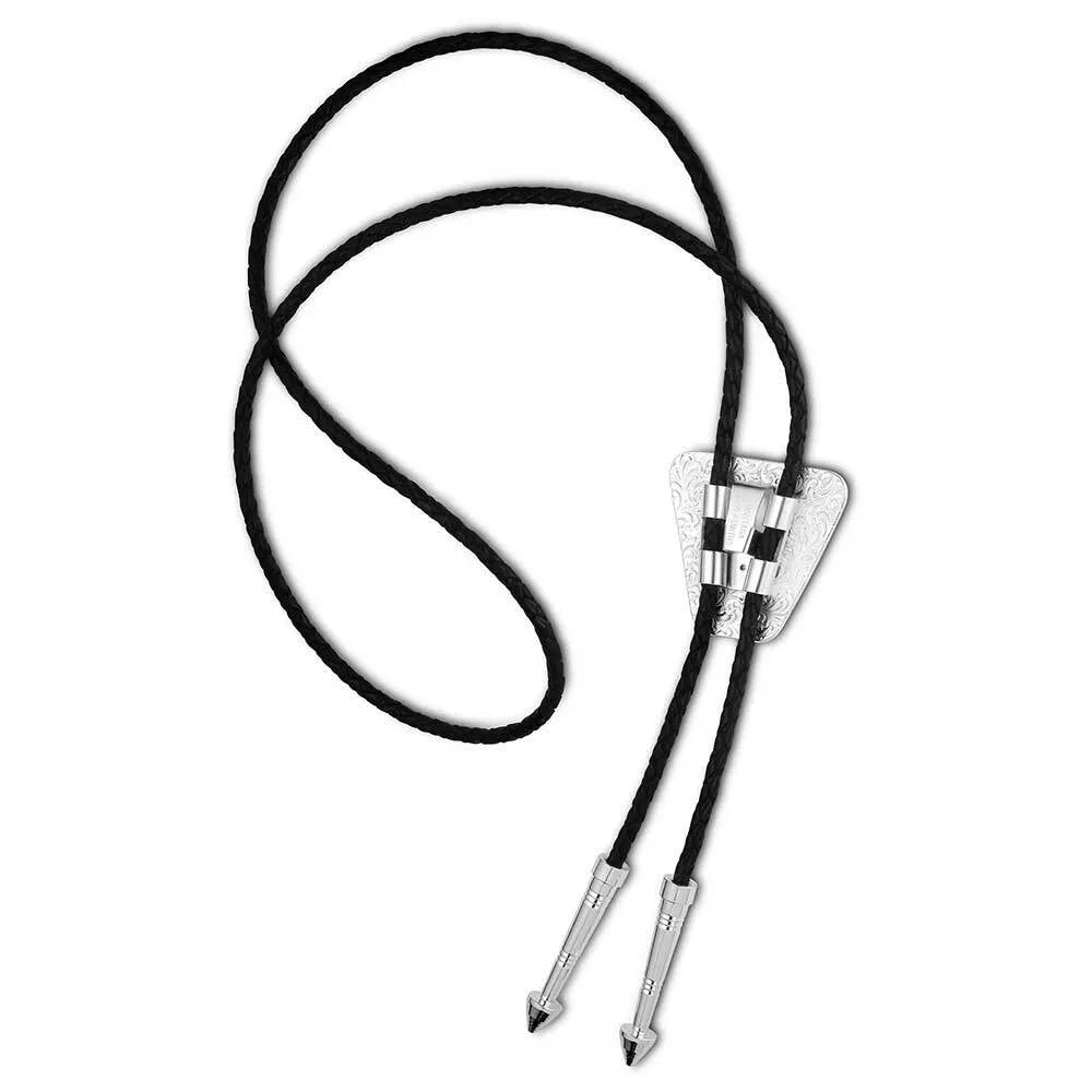 Montana Silversmiths Honor and Grit Bolo Tie with Longhorn BT6169-384S