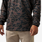 Burlebo Men's Bendita Camo Blaze Tech Quarter Zip BTQZ-BITAC