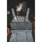 Women's TwoFly Buckle Up Blues Dress - Crazy House Western Wear