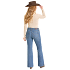 Women's Rock and Roll Denim Double Button Trousers BW5MD07849