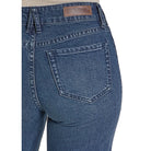 Women's Rock and Roll Denim Clasp Detail Relaxed Flare Jeans BW6HD07846