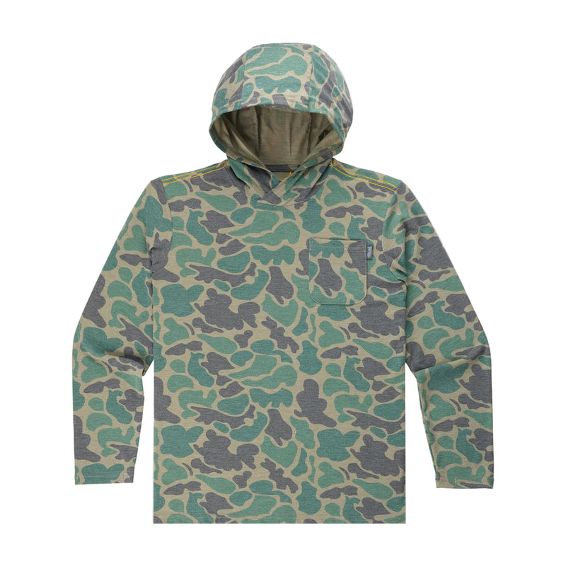 Boy's Marsh Wear Green Mallard Camo Buxton Tech Hoodie 