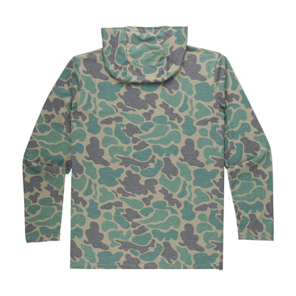 Boy's Marsh Wear Green Mallard Camo Buxton Tech Hoodie 