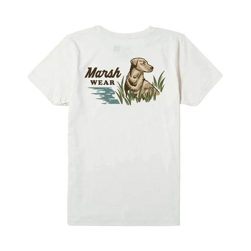 Boy's Marsh Wear Natural Heather Heritage Lab Short Sleeve T-shirt BWT4027-NATH