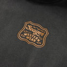 Seager Men's Pigment Black Badge Premium Hoodie MFSU26PBDGEPBLK