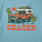 Men's Seager Baja Ocean Breeze T-shirt MTSP26BAJABLU