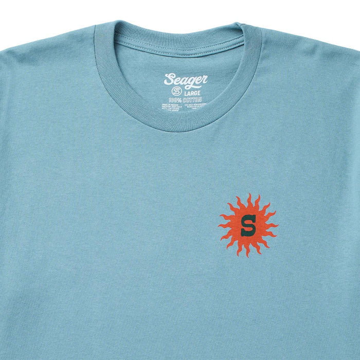 Men's Seager Baja Ocean Breeze T-shirt MTSP26BAJABLU