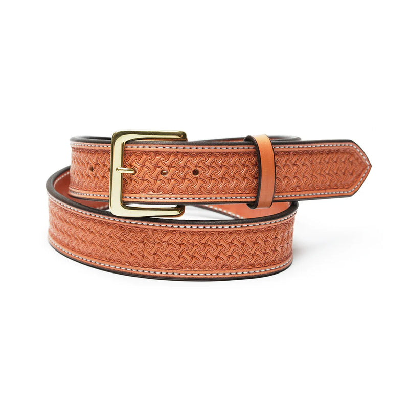 Men's Texas Saddlery Saddle Tan Spider Belt 1W23A