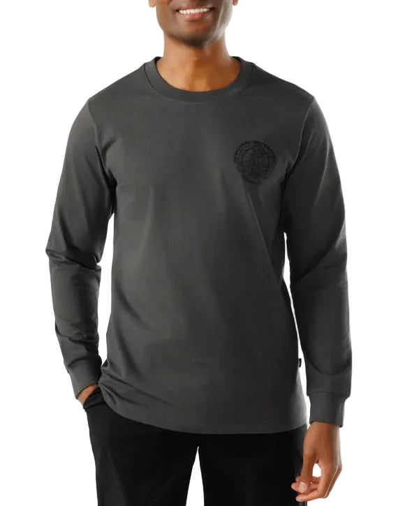 Waggle Men's Dark Gray Big Foot's Big Wheels Long Sleeve T-shirt 