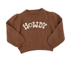 Girl's Twisted Filly Brown Puff Howdy Sweater 