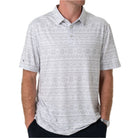 Men's Burlebo Performance Polo - Grey Aztec PP-GAZ - Crazy House Western Wear