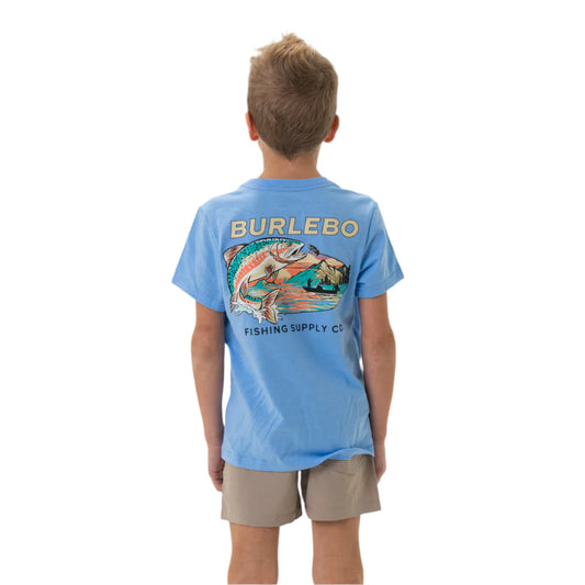 Burlebo Fishing tee blue