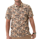 Men's Burlebo Performance Polo - Pintail Camo PP-PTC - Crazy House Western Wear