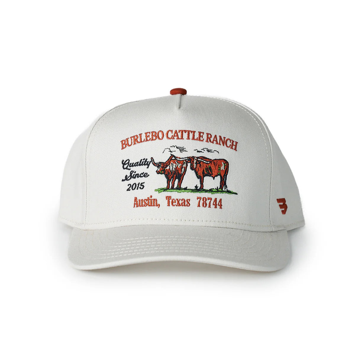Men's Burlebo Cream Cattle Ranch Cap C-CATR