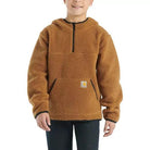 Boy's Carhartt Long Sleeve Fleece Hooded Half-Zip Sweatshirt CA6587-D15 - Crazy House Western Wear