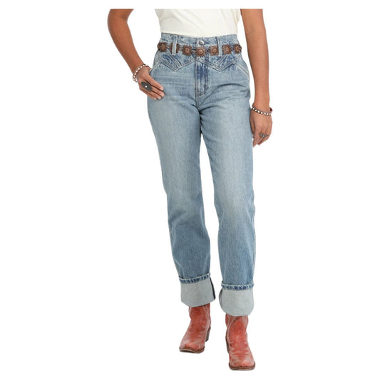 Cruel Denim Quinn High Rise Tapered Straight Jean