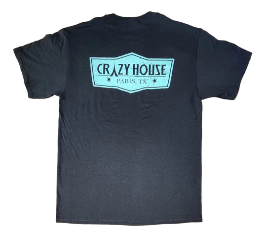 Crazy House Original T-Shirt - 407JBLK - Crazy House Western Wear