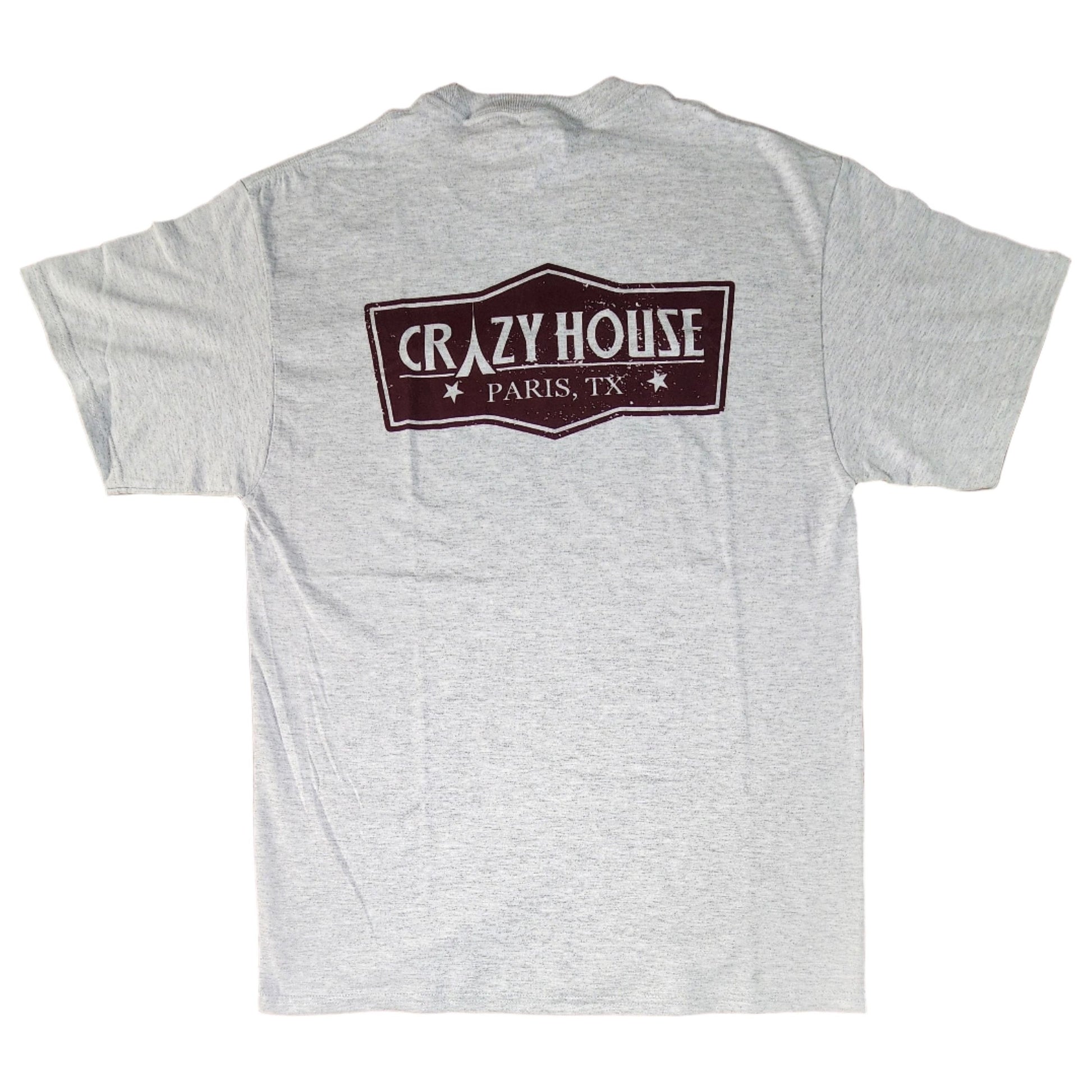 Crazy House Original T-Shirt - 6313ASH - Crazy House Western Wear