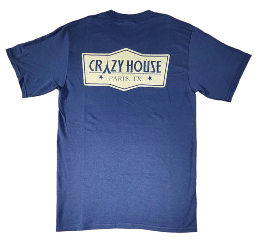 Crazy House Original T-Shirt - 813NVY - Crazy House Western Wear