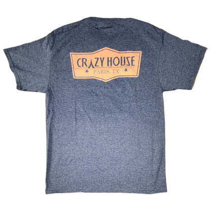 Crazy House Original T-Shirt - 907HNVY - Crazy House Western Wear