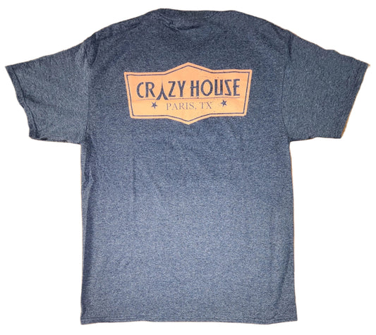 Crazy House Original T-Shirt - 907HNVY - Crazy House Western Wear