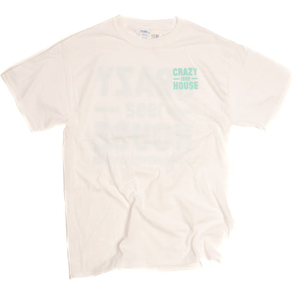 Unisex Crazy House 1 on 1 T-shirt Mint and White CH50651WHT - Crazy House Western Wear
