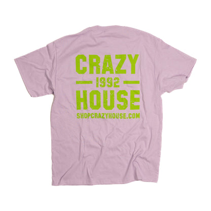 Unisex Crazy House 1 on 1 T-shirt Lavender and Green CH50641LAV - Crazy House Western Wear