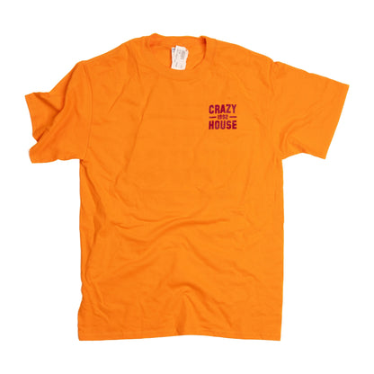 Unisex Crazy House 1 on 1 T-shirt Orange and Purple CH50646TNORG - Crazy House Western Wear
