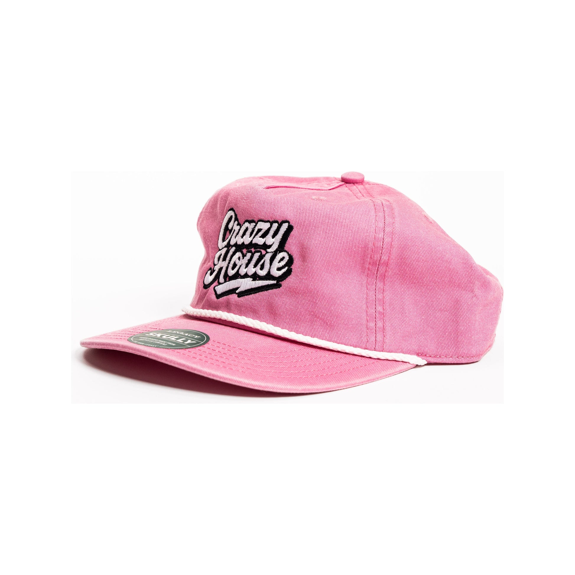 Crazy House Unisex Pink Old School Snap Back with Stitching - Crazy House Western Wear