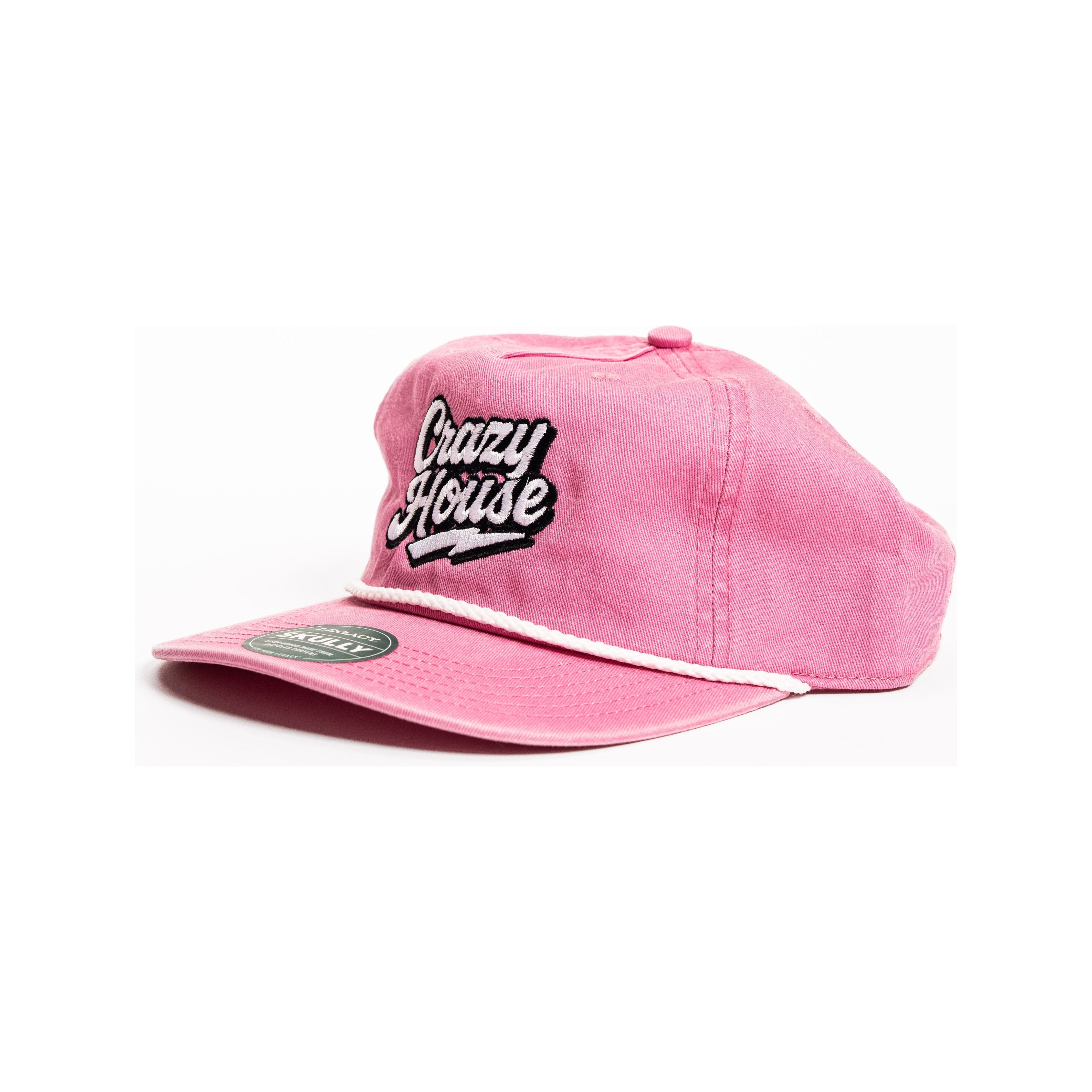 Crazy House Unisex Pink Old School Snap Back with Stitching - Crazy House Western Wear