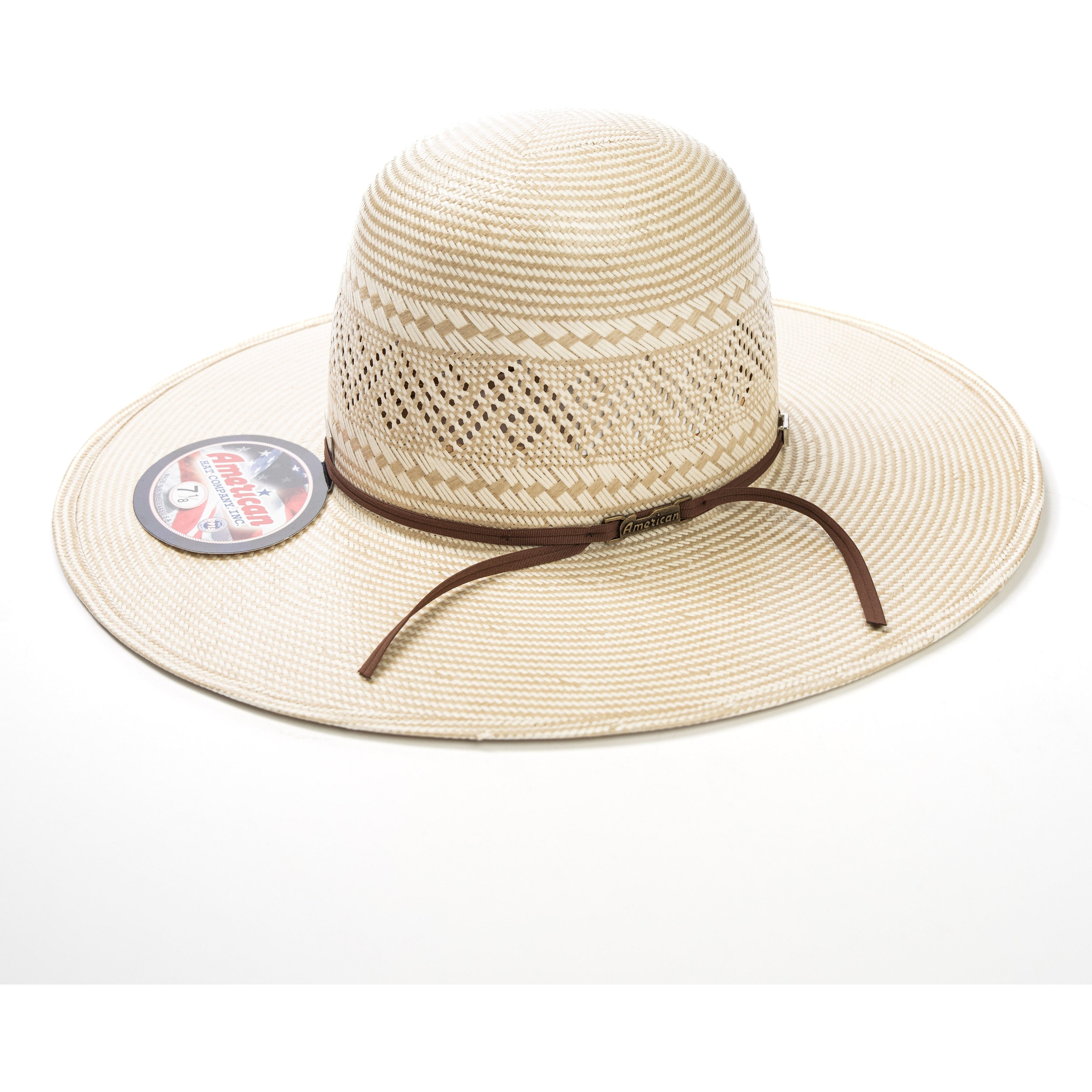 American Hat Company 6600S - 4.5" Straw Hat - Crazy House Western Wear