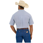 Men's Wrangler Classic Fit Blue Print 112365861 - Crazy House Western Wear