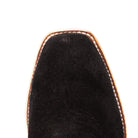 Women's Macie Bean Black Suede with 13" Blue Sinsation Top M9508 - Crazy House Western Wear