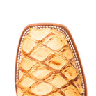 Women's Macie Bean Antique Saddle Big Bass with 12" Turquoise Sinsation Top M2008 - Crazy House Western Wear