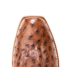 Women's Macie Bean Kango Tobacco Full Quill Ostrich with 13" Emerald Explosion Top M9502 - Crazy House Western Wear